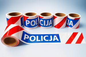 Taśma Odgrodzeniowa POLICJA  100x100mb