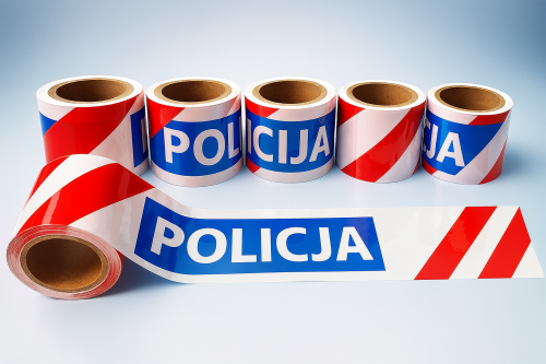 taśmy sportowe, taśmy biegowe z nadrukiem, taśmy eventowe, producent taśm sportowych Mar-Pack Gdynia Polska, taśmy reklamowe, taśmy ostrzegawcze bhp, taśmy personalizowane z logo