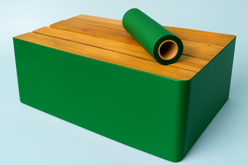 owijka paletowa  na wysepki w sklepie, ekspozycja towaru