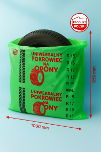 Pokrowiec na Opony 100szt 1000 x 1050 MOCNY 